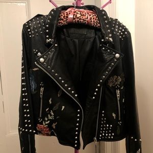 NEW Blank NYC Leather Moto Jacket